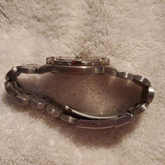 RELIC Wet ZR11450 Silver 40mm Analog Men's Watch ZR 11450 New Battery Wristwatch - Picture 6 of 8